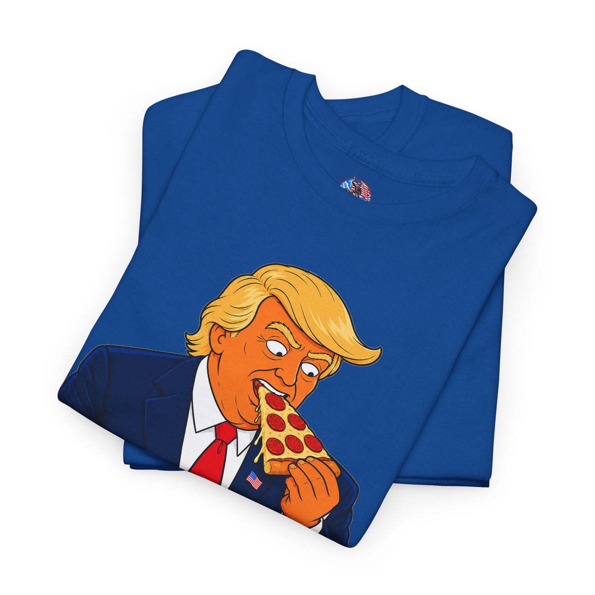 Donald Trump Eating Burger Graphic T-Shirt