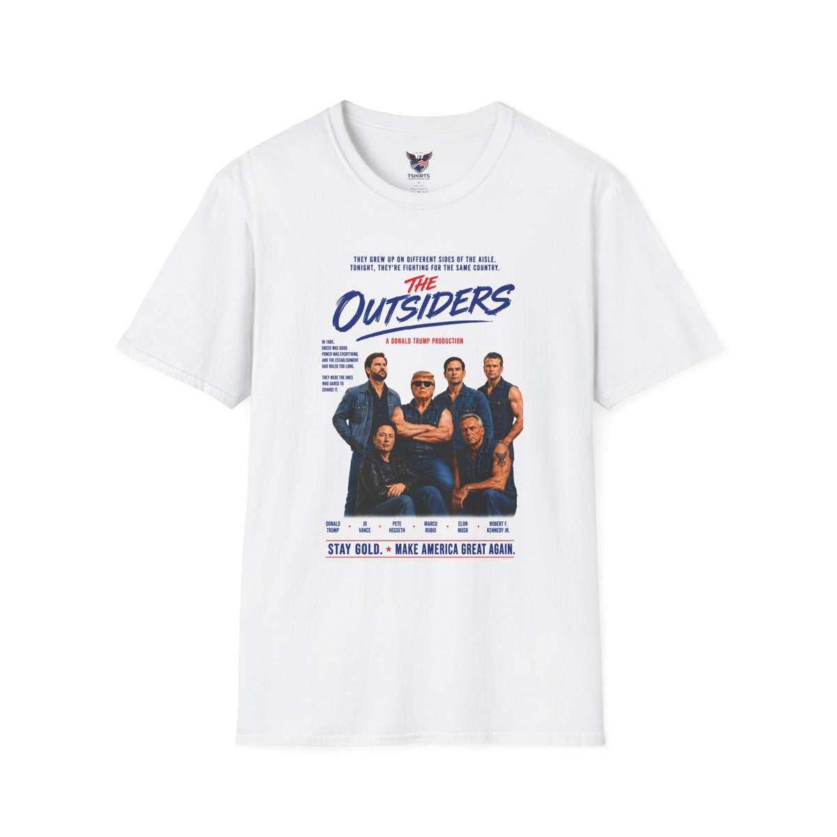 The Outsiders Movie Poster T-Shirt — Trump Style Retro 80s Film Tee