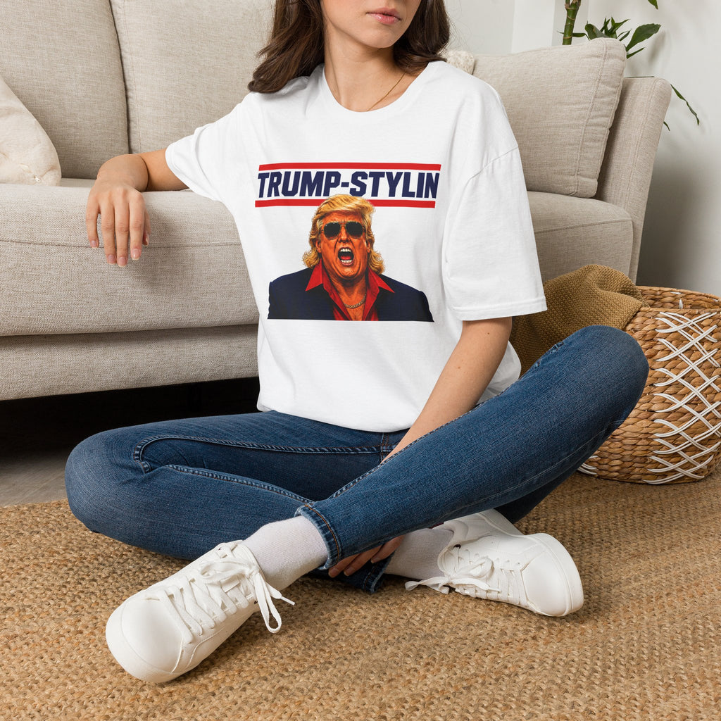 Political Tee – "TRUMP-STYLIN" Graphic Shirt