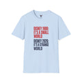 Unapologetic Anti-Woke Conservative T-Shirt – Retro Cultural Satire Graphic Tee for Republicans and Patriots DISNEY T-Shirt | It's a Small World vs It's a Strange World