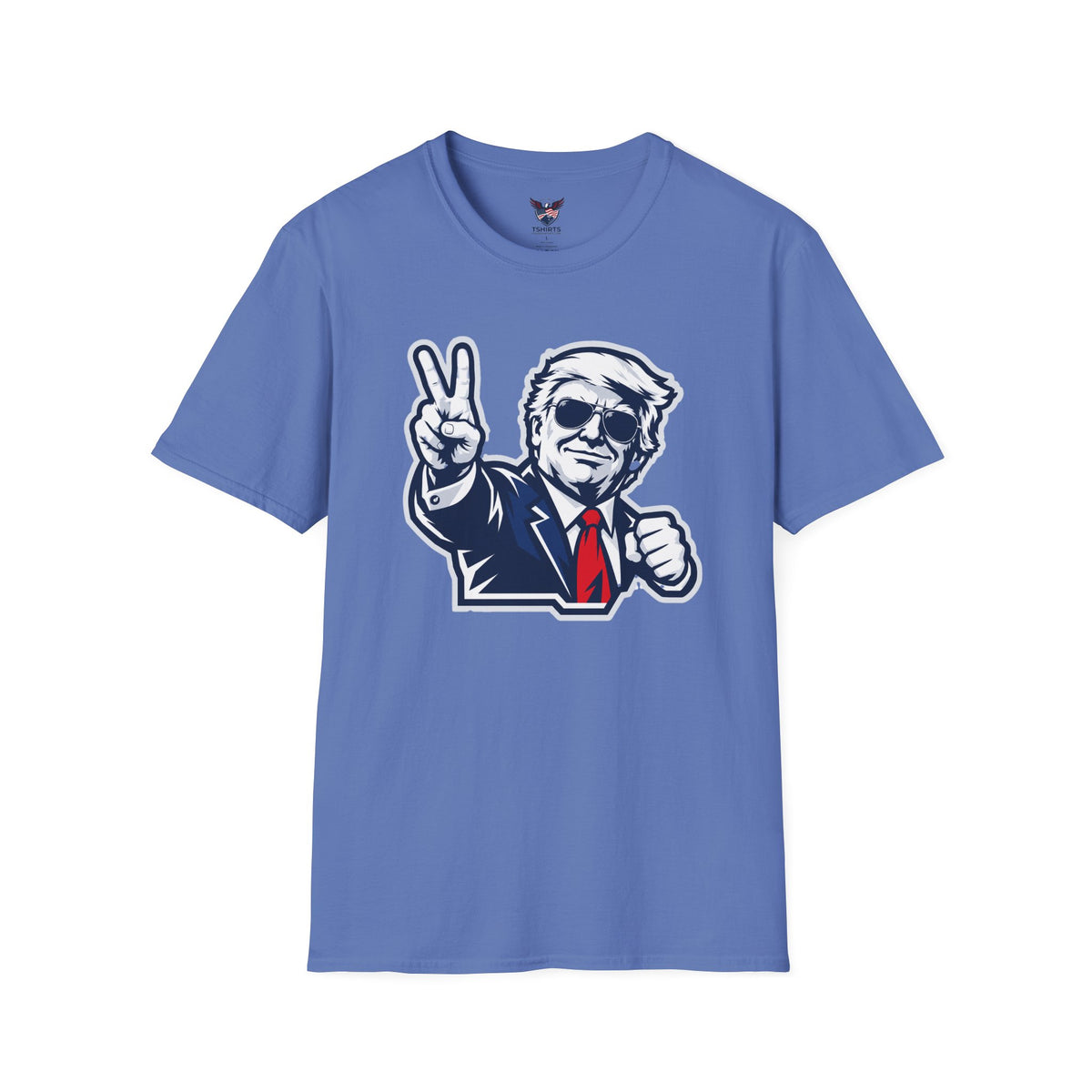 Vintage President Trump Peace Sign T-Shirt — Patriotic Trump Graphic Tee