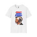 Crazy Jimmy Kimmel T-Shirt | Satirical Celebrity Portrait Tee