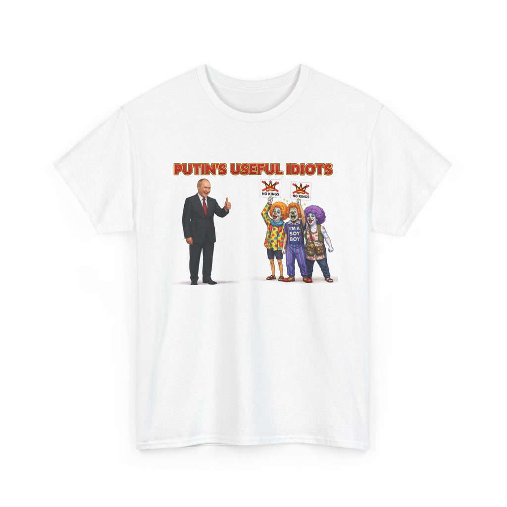 "Trump Patriot Shirt | America First T-Shirt | Conservative Republican Apparel | God Family Country Tee" | anti-woke tshirt | Putin's Useful Idiots Tee | Political Satire Shirt