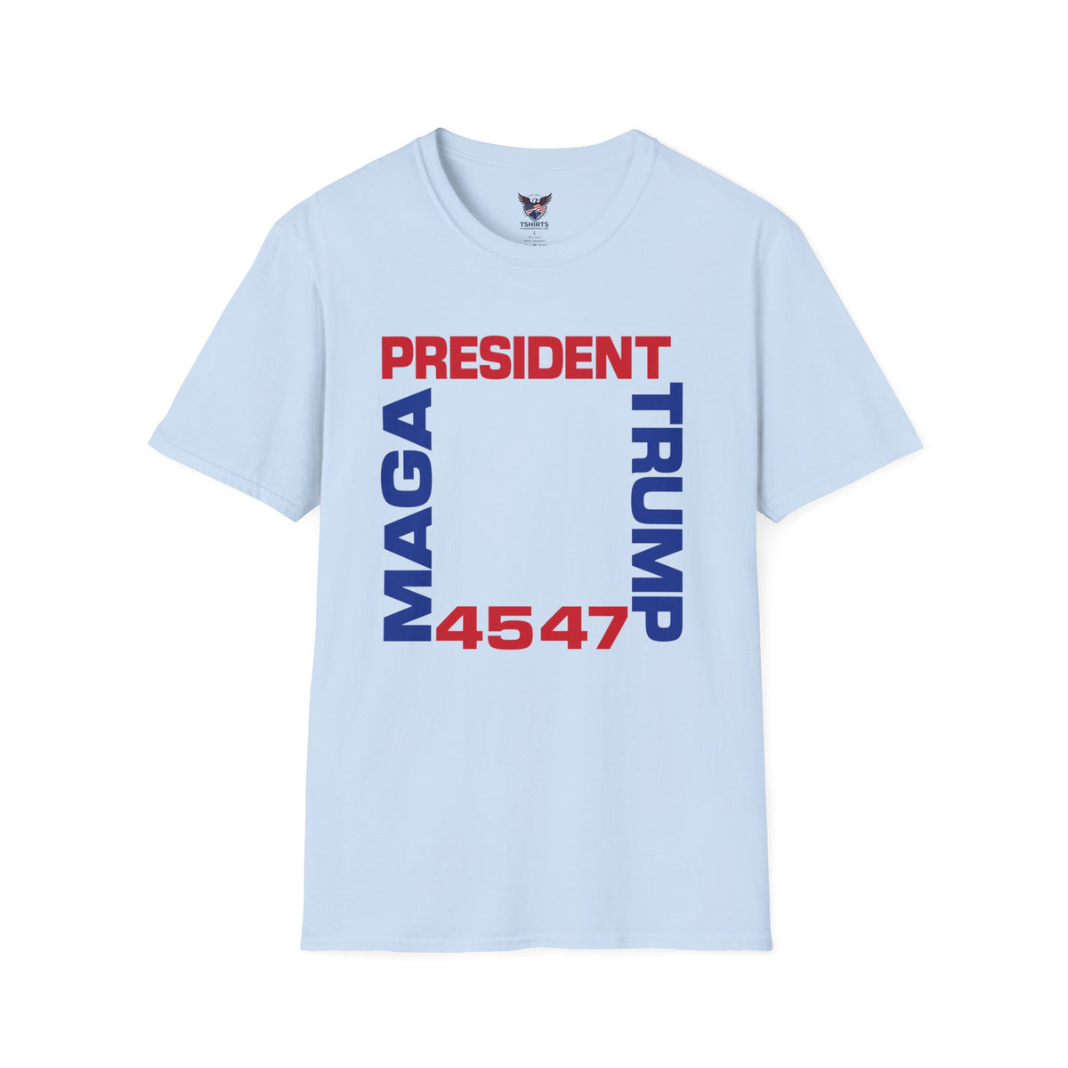 "Trump Patriot Shirt | America First T-Shirt | Conservative Republican Apparel | God Family Country Tee" | anti-woke tshirt | Political T-Shirt — "President Trump 4547 MAGA"