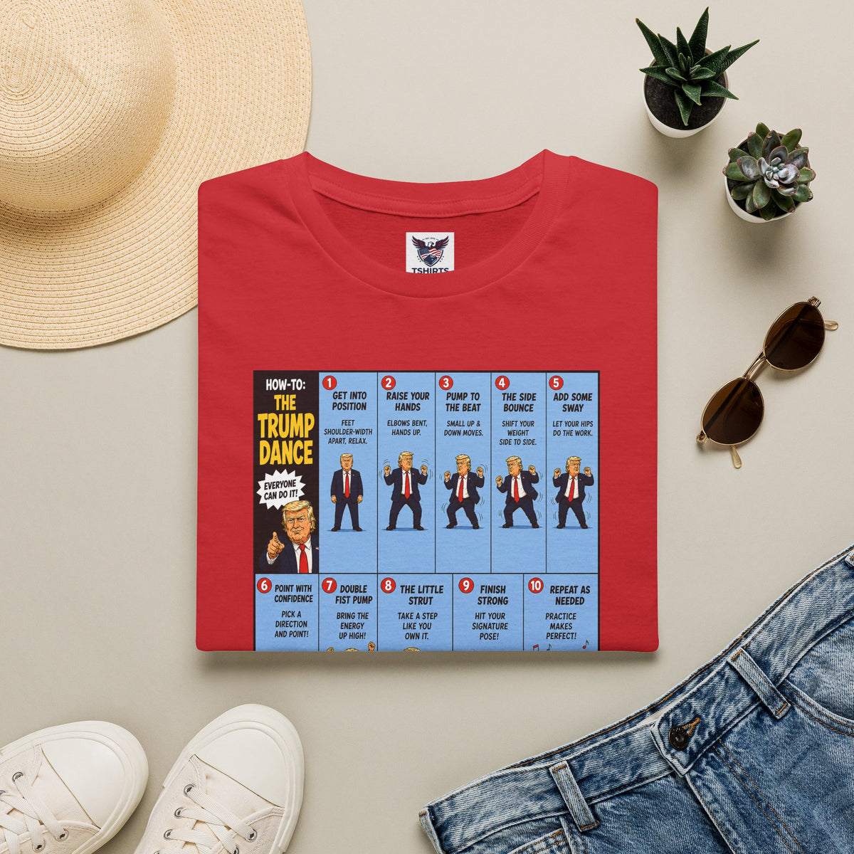 T-Shirt — "How to: The Trump Dance" Step-by-Step Graphic Tee