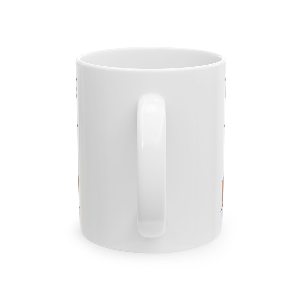 Jimmy Kimmel Political Cartoon Mug | Talk Show Satire Coffee Cup