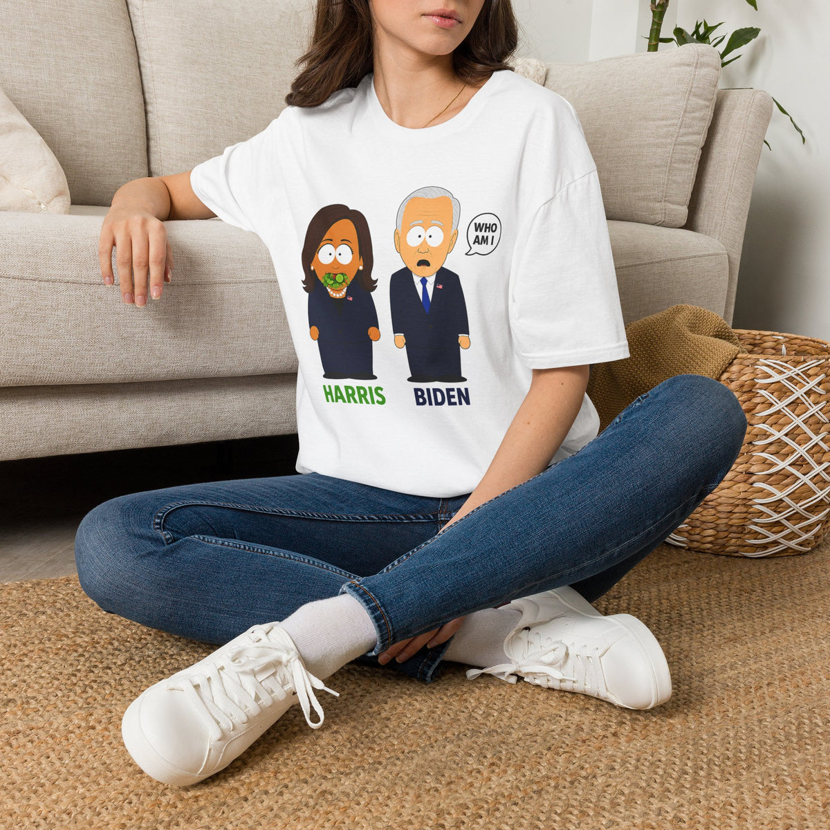"Trump Patriot Shirt | America First T-Shirt | Conservative Republican Apparel | God Family Country Tee" | anti-woke tshirt | Harris Biden Cartoon Characters T-Shirt | Political Parody Tee