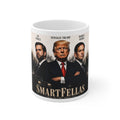 SmartFellas Donald Trump JD Vance Marco Rubio Political Coffee Mug – Funny MAGA Satire Ceramic Cup, Novelty Conservative Gift