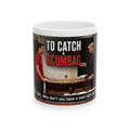 Satirical Tump Swalwell To Catch a Scumbag Mug | Political meme coffee cup