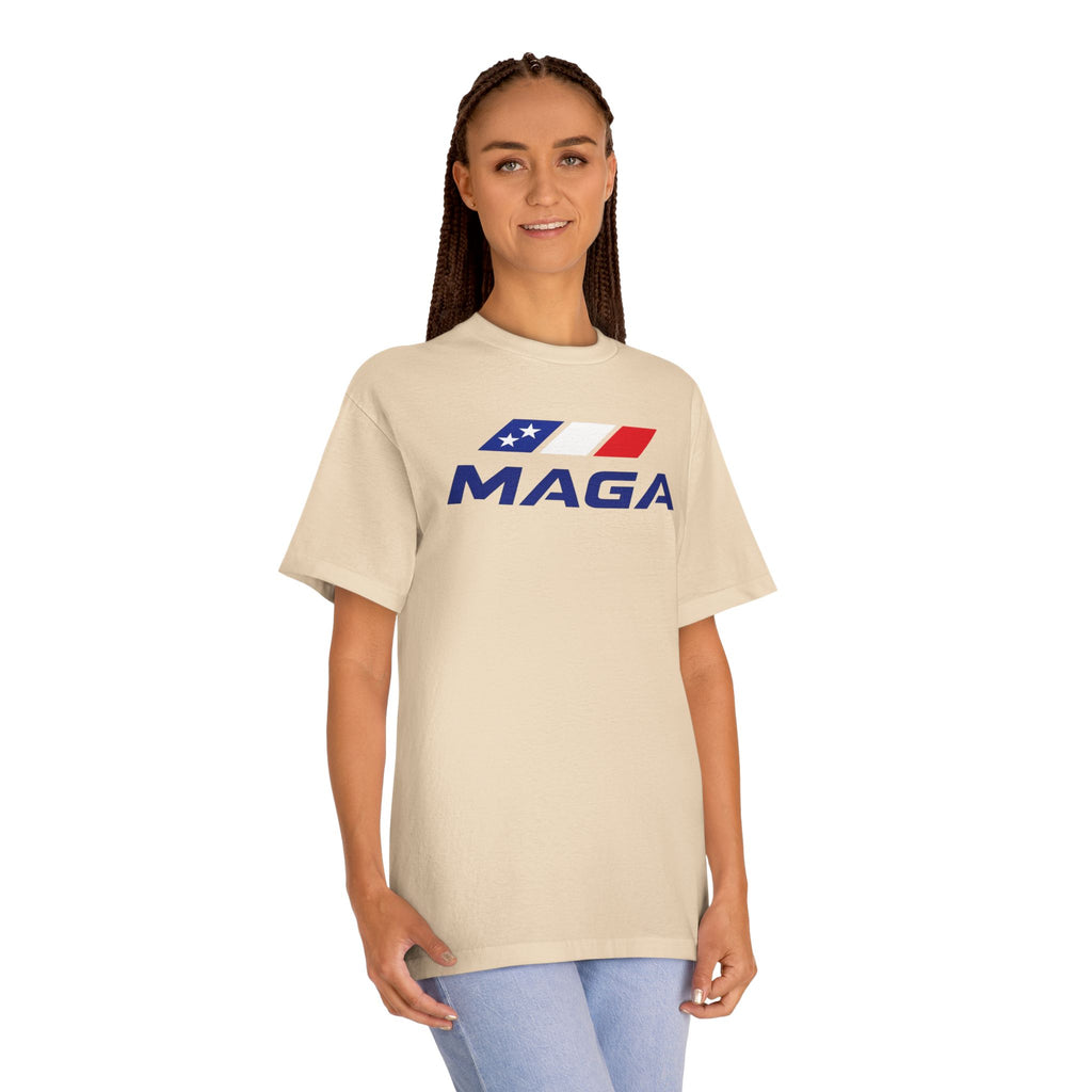 MAGA Patriotic Tee —The Conservative Brand Red White Blue Flag Logo Shirt