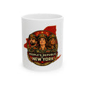 People's Republic of New York Political Satire Coffee Mug – Funny NYC Government Parody Ceramic Teacup, Novelty Election Humor Gift