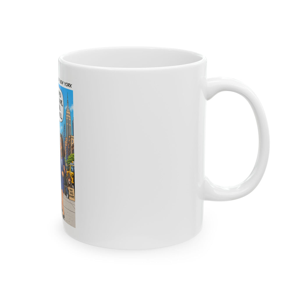 Political Cartoon Ceramic Mug — "You Have Stripped the People of All Hope"