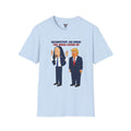 Satirical Incompetent Joe Biden & Donald Trump Political Cartoon Graphic T-Shirt – Anti-Media Cover-Up Conservative Graphic Tee