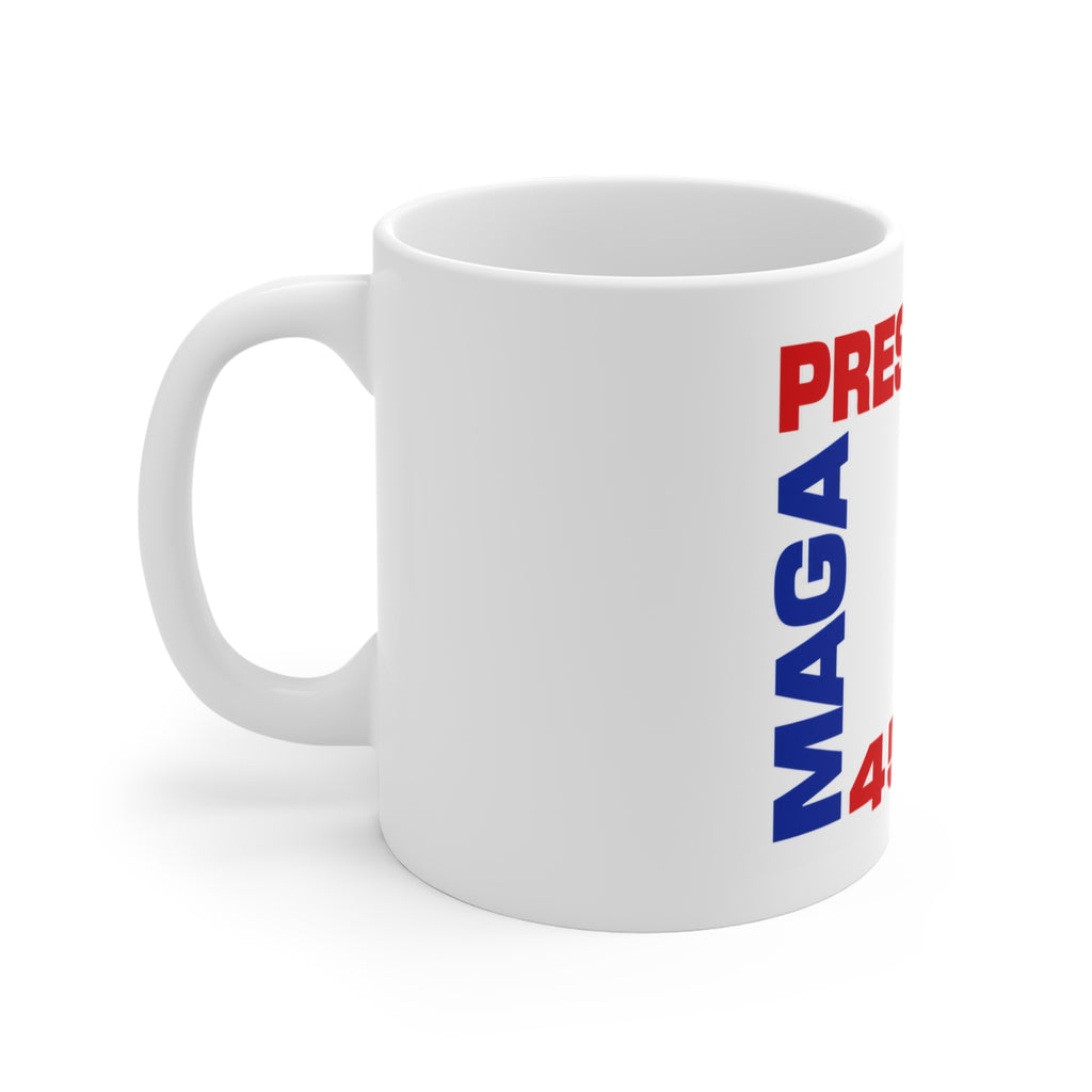 Official 45/47 Trump MAGA Coffee Mug – Patriotic Republican & Conservative Political Novelty Ceramic Cup (11oz & 15oz)
