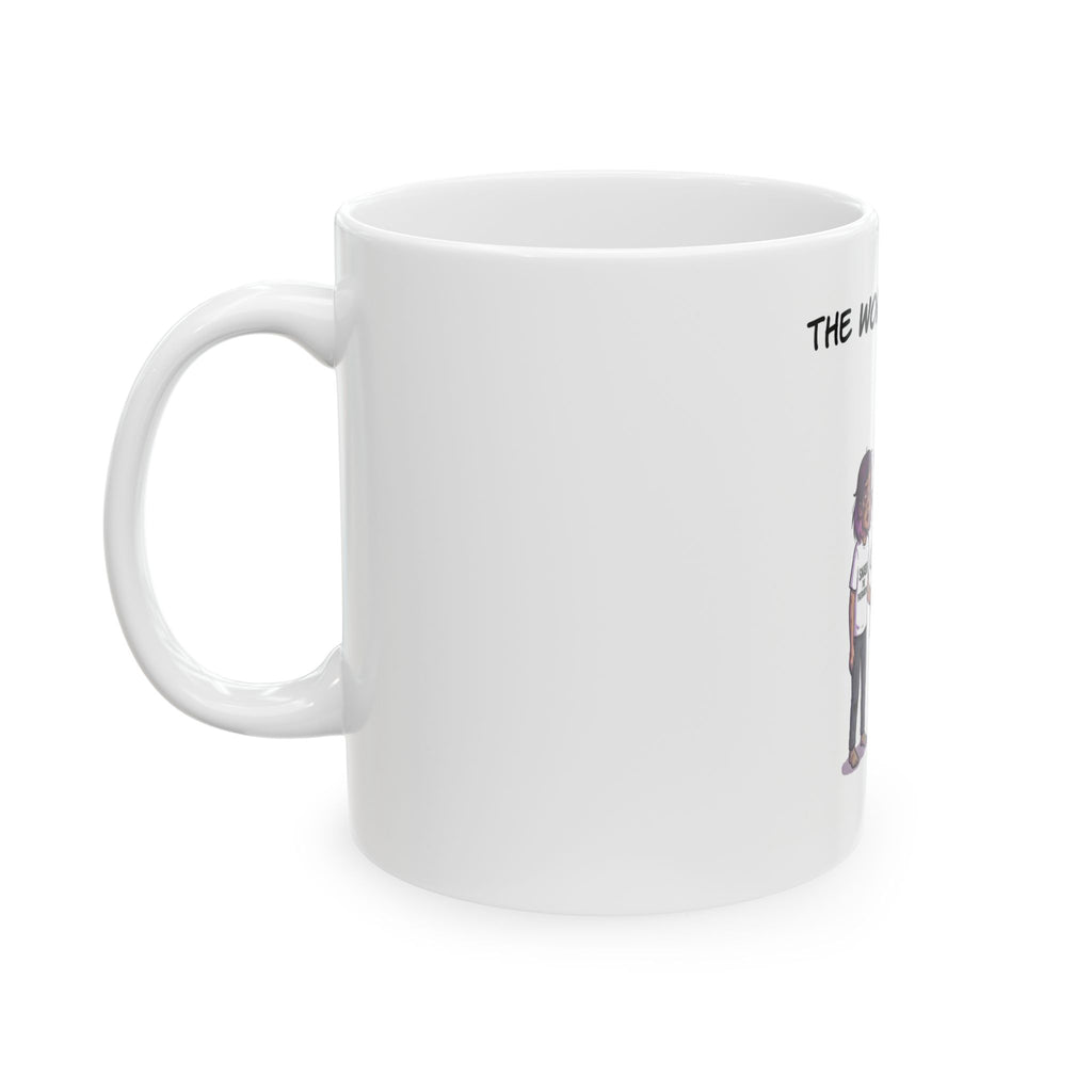 The Pronoun Exorcism Ceramic Mug — Funny Political Satire Coffee Cup (11oz/15oz)