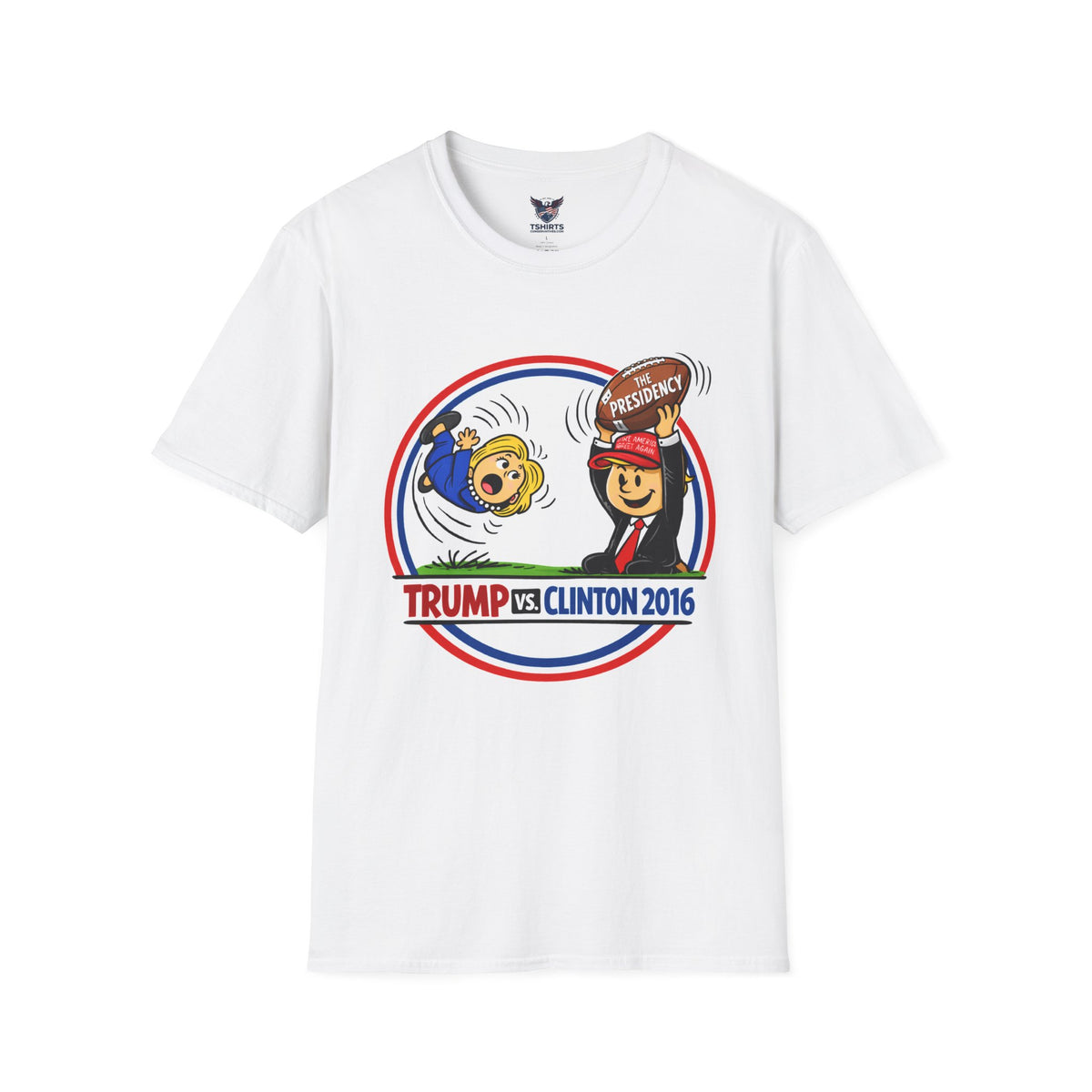 Political T-Shirt — 'The Presidency' Trump vs Clinton 2016 Retro Campaign Tee