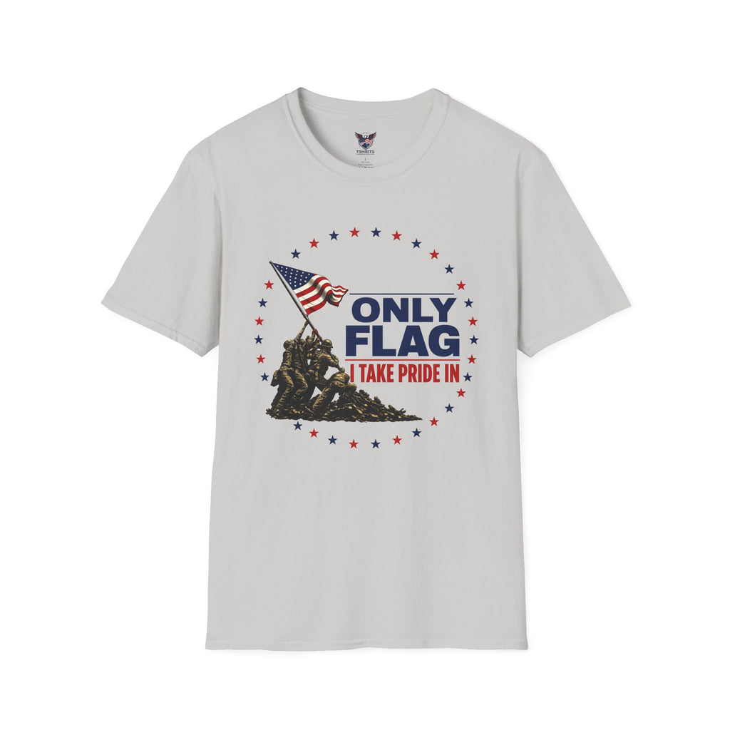 T-Shirt — "Only Flag" Patriotic American Flag Shirt