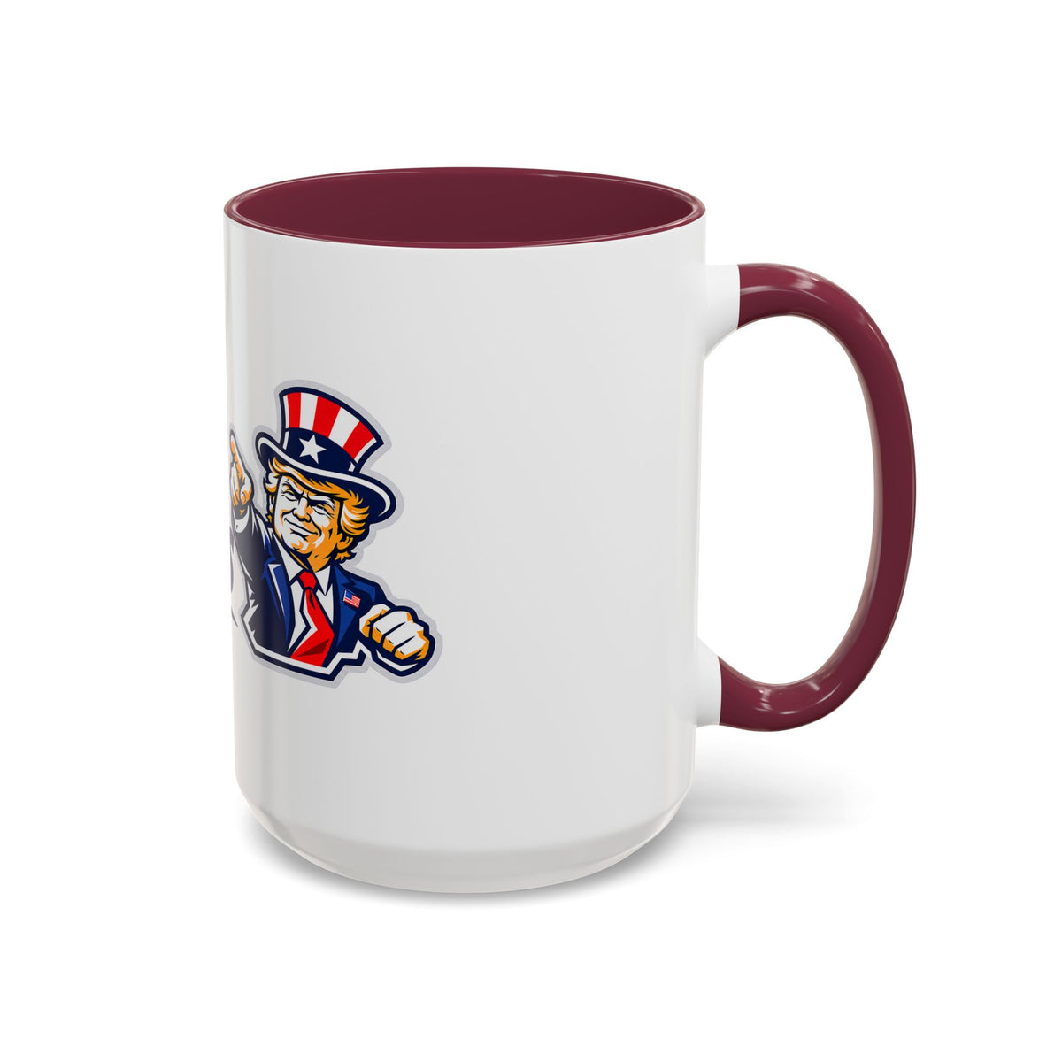 Donald Trump "No Bad Hombres" Uncle Sam Ceramic Coffee Mug