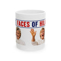 Faces of Hillary Mug | Photo Collage Ceramic Coffee Cup