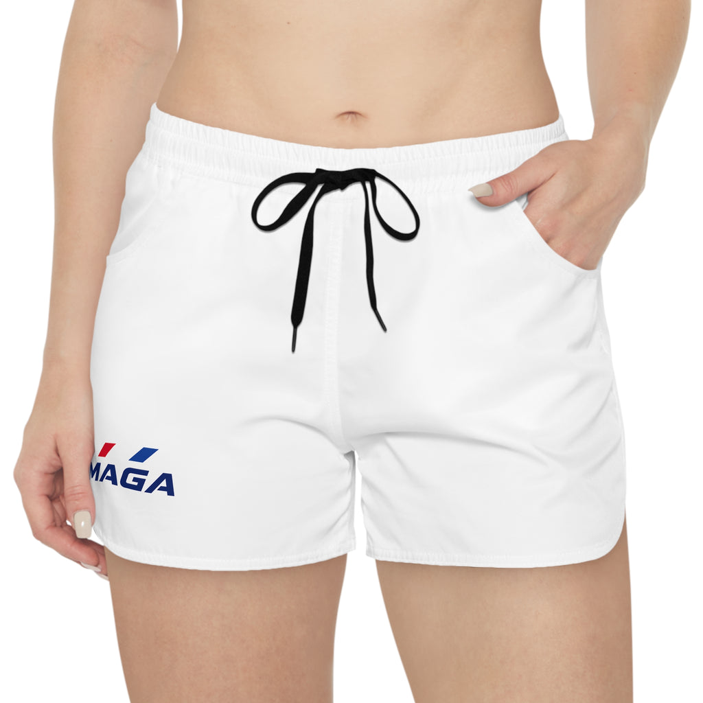Casual Women's Shorts — MAGA Logo Athletic Lounge Shorts - The Conservative Brand