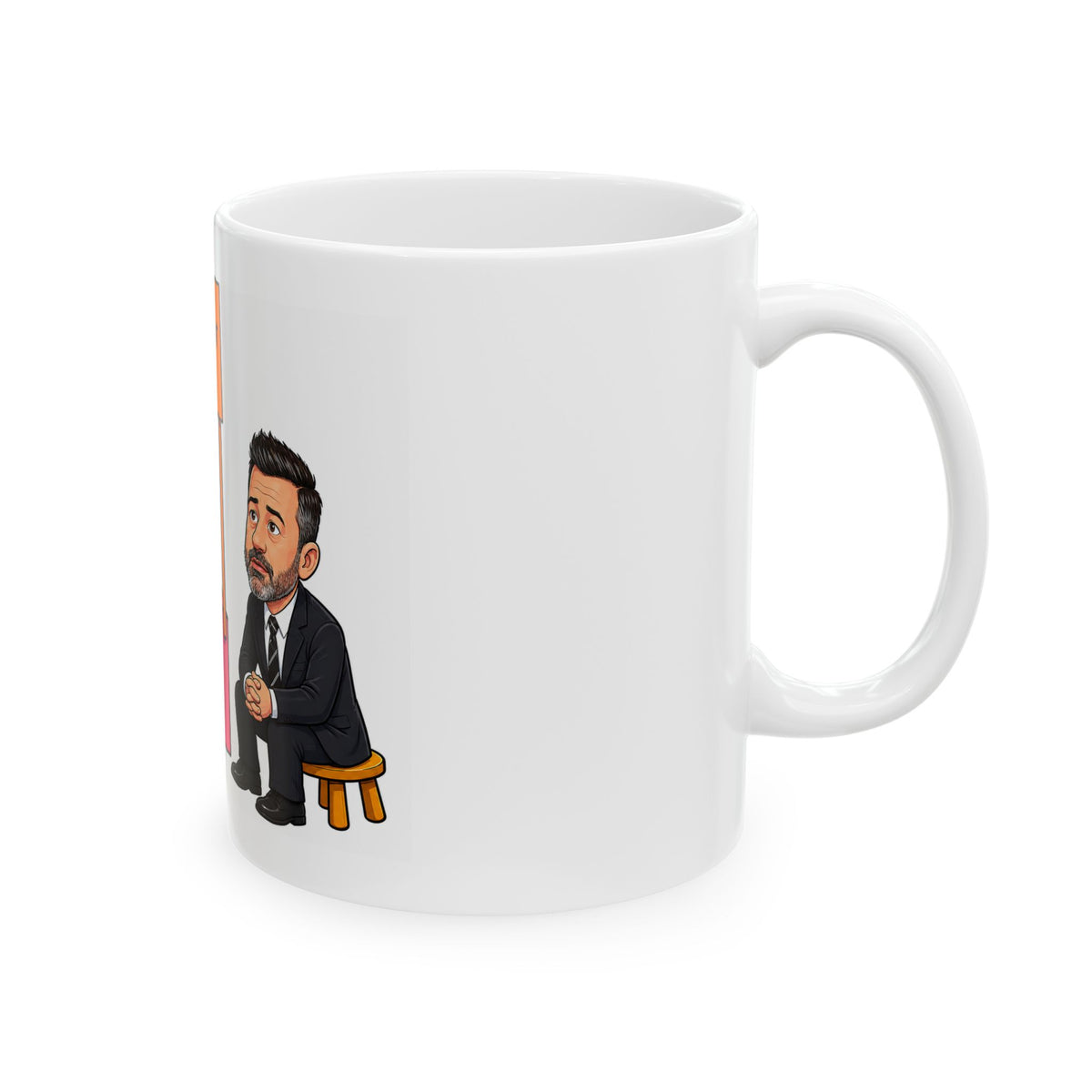 Hollywood Trump Derangement Syndrome cartoon Mug | Political Satire Ceramic