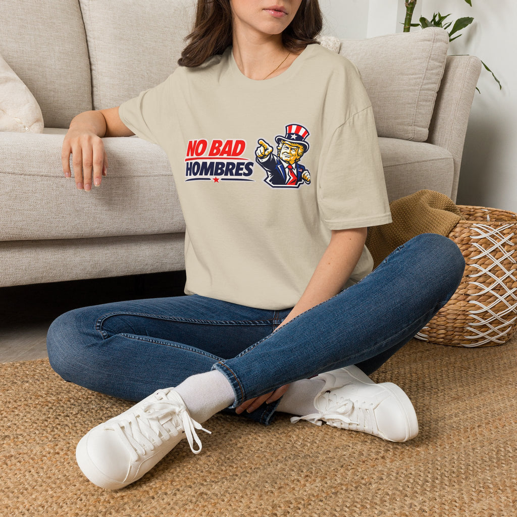 T-Shirt — TRUMP "No Bad Hombres" Patriotic Graphic Tee
