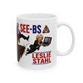 SEE-BS Leslie Stahl Trump Satire Mug | Funny Political Gift