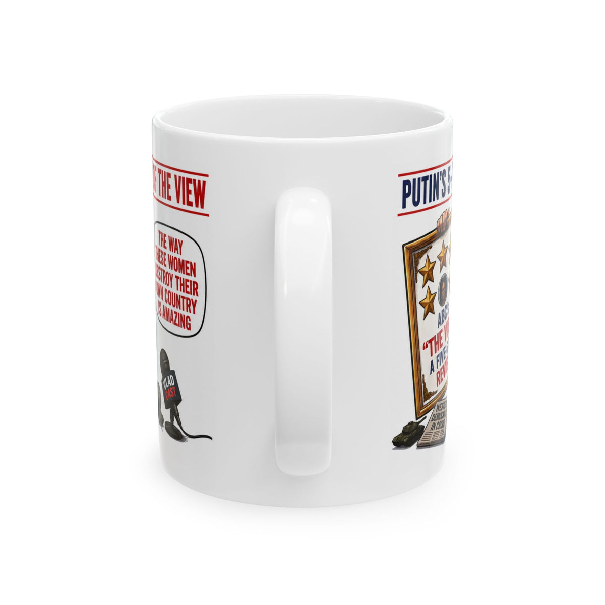 Putin's 5-Star Review of The View Parody Mug | Novelty Gift