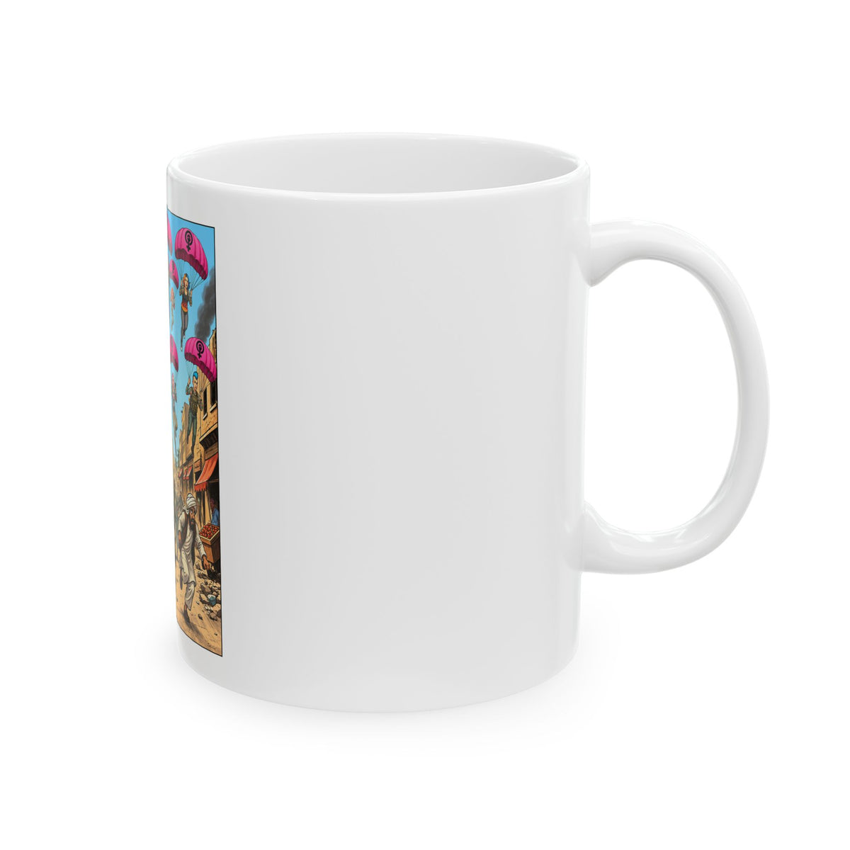 Ceramic Mug —  “The American Woke White Women Have Invaded!”