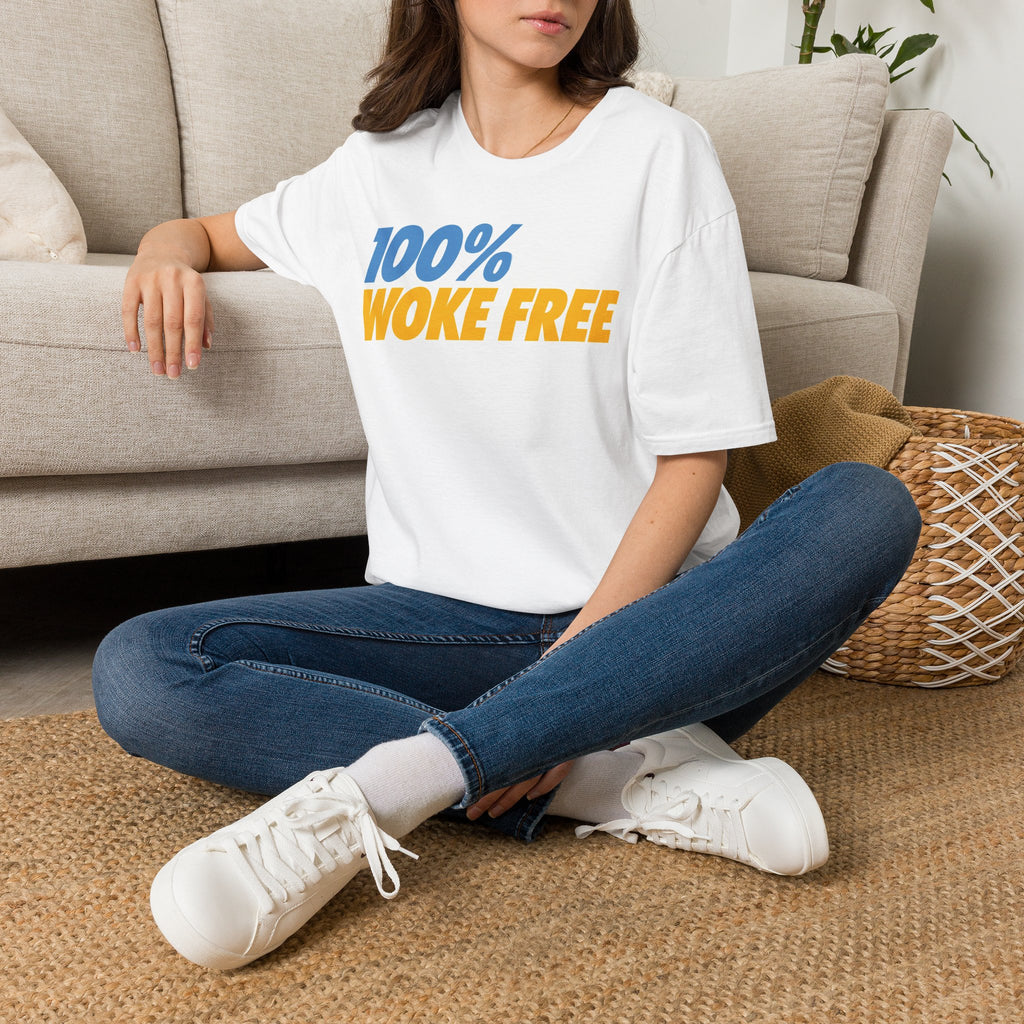 "Trump Patriot Shirt | America First T-Shirt | Conservative Republican Apparel | God Family Country Tee" | anti-woke tshirt | 100% Woke Free T-Shirt — Bold Retro Statement Tee