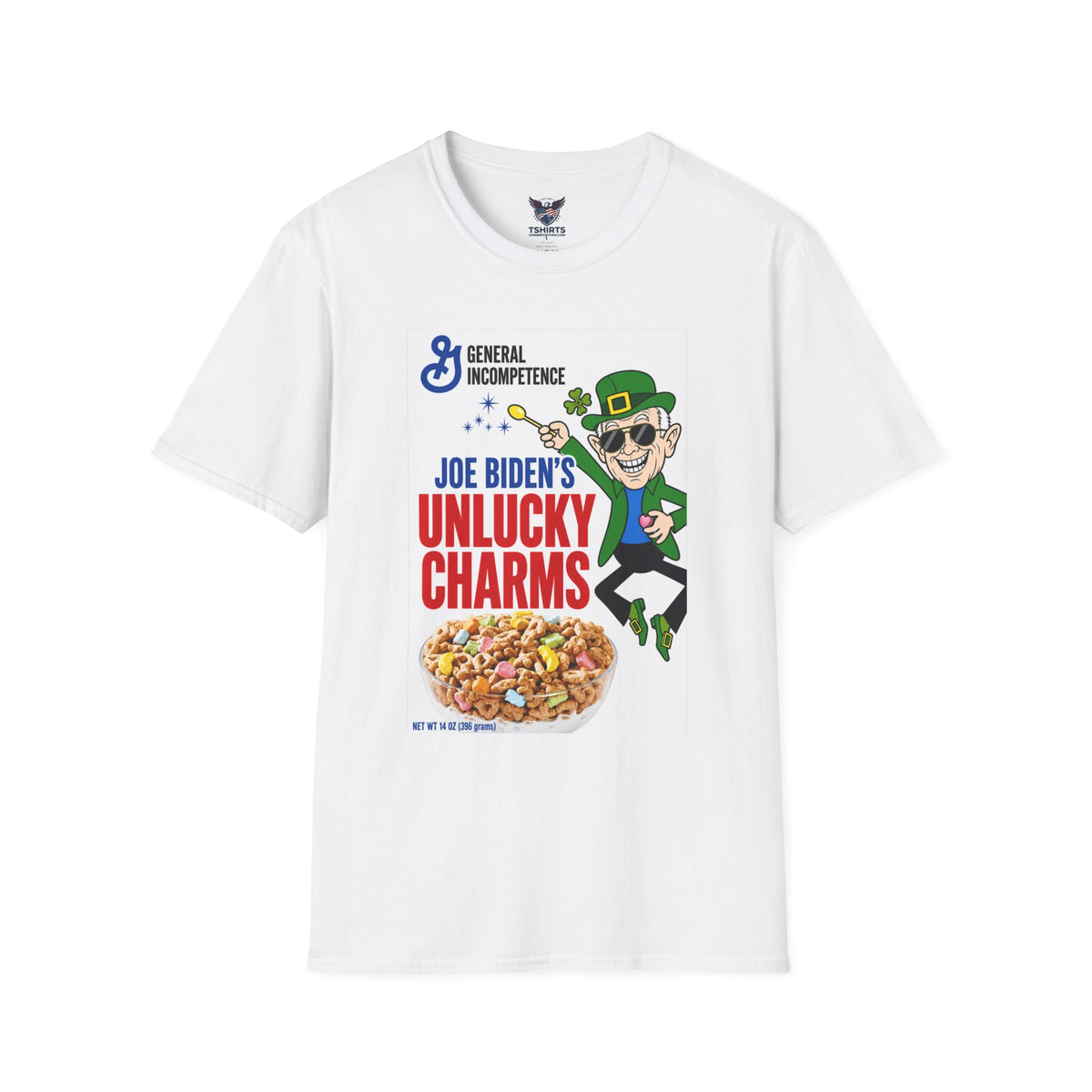 T-Shirt — "Joe Biden's Unlucky Charms" Political Satire Tee