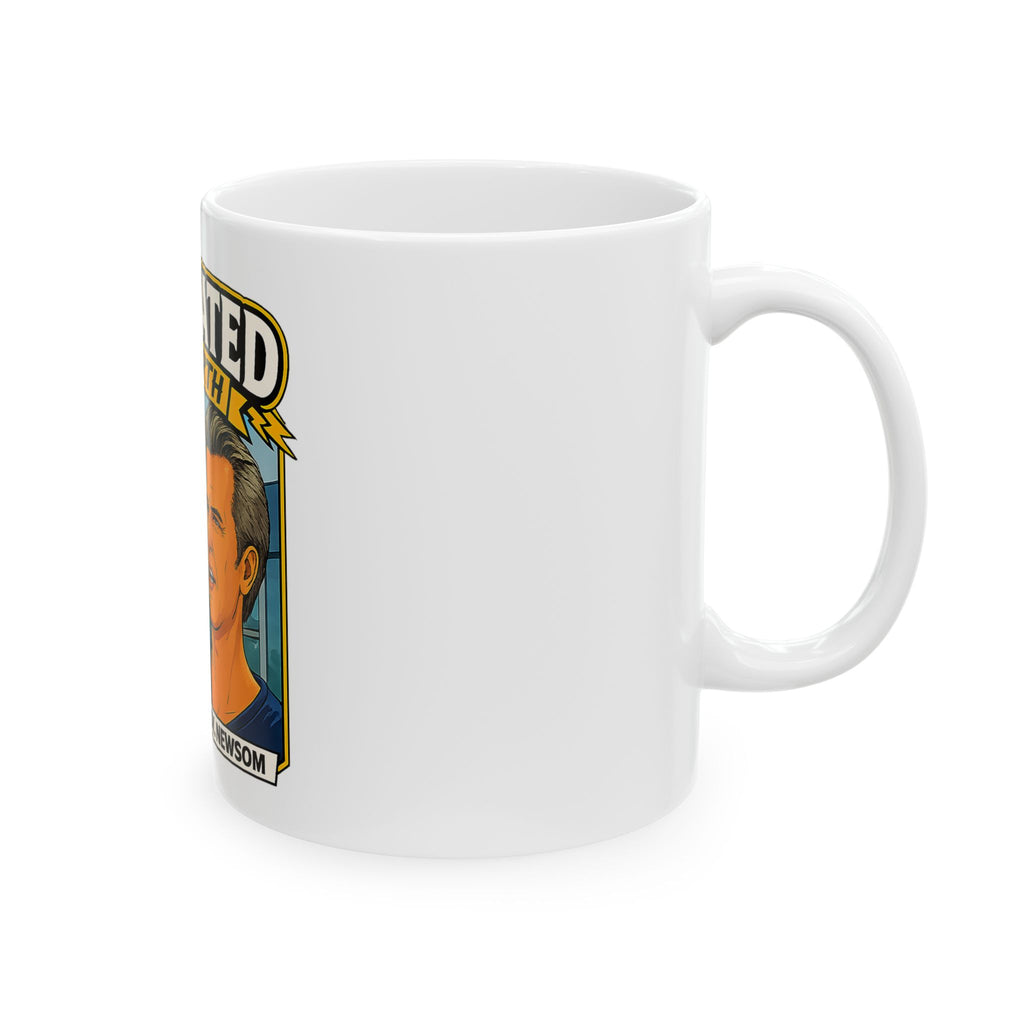 Separated at Birth Butthead/GOV. NEWSOM cartoon parody Mug | Funny Political Pop Culture