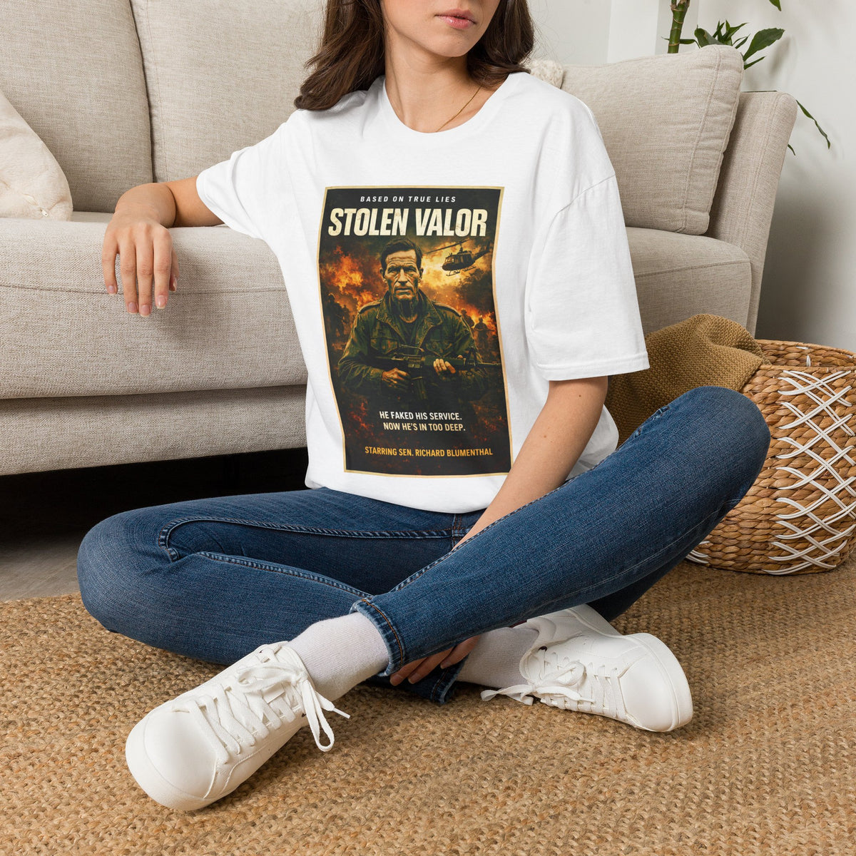 "Trump Patriot Shirt | America First T-Shirt | Conservative Republican Apparel | God Family Country Tee" | anti-woke tshirt | Stolen Valor Poster Art T-Shirt | Military Veteran Tribute