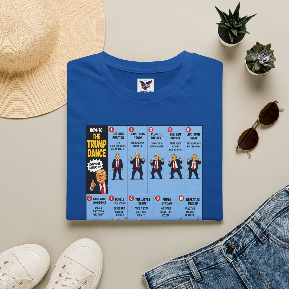 T-Shirt — "How to: The Trump Dance" Step-by-Step Graphic Tee