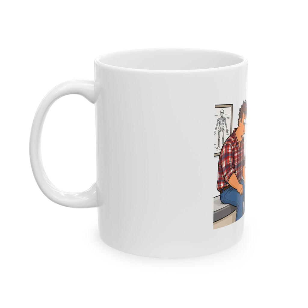 Funny Prescription Cartoon Mug – 'Stop Dating American Women' Doctor Joke Ceramic Coffee Cup (11oz/15oz)
