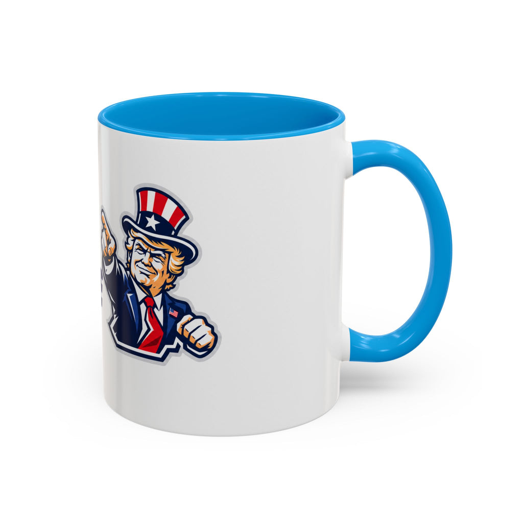100% Woke Free Donald Trump Uncle Sam Ceramic Coffee Mug