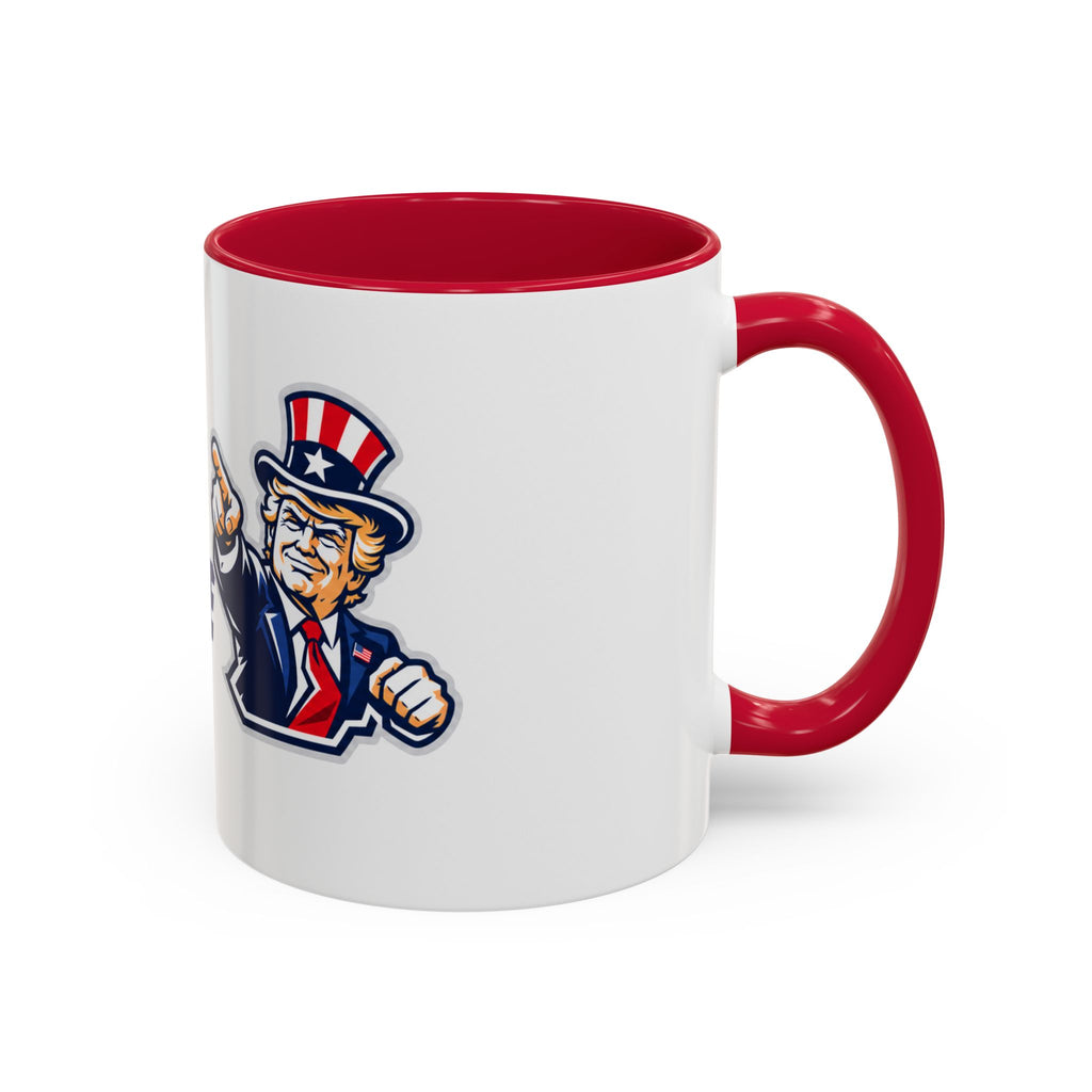 100% Woke Free Donald Trump Uncle Sam Ceramic Coffee Mug