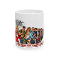 Ceramic Mug - 'Men Leaving Toxic Feminists Behind' Political Satire Coffee Cup (11oz, 15oz)