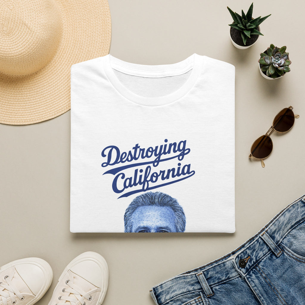 Destroying California T-Shirt | Political Satire Clown Nose Design