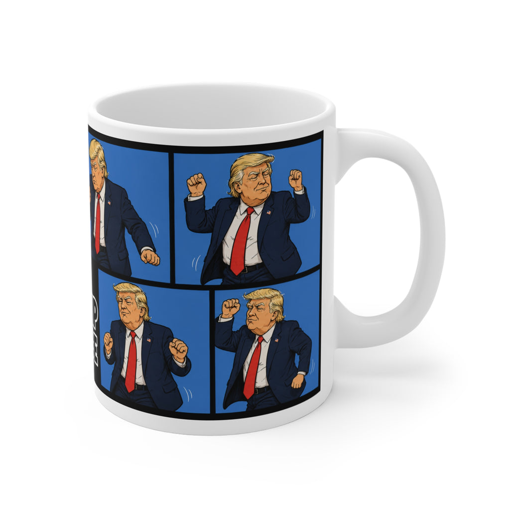 TRUMP YMCA DANCE Novelty Political Dance Mug – "The Trump Dance" 11oz