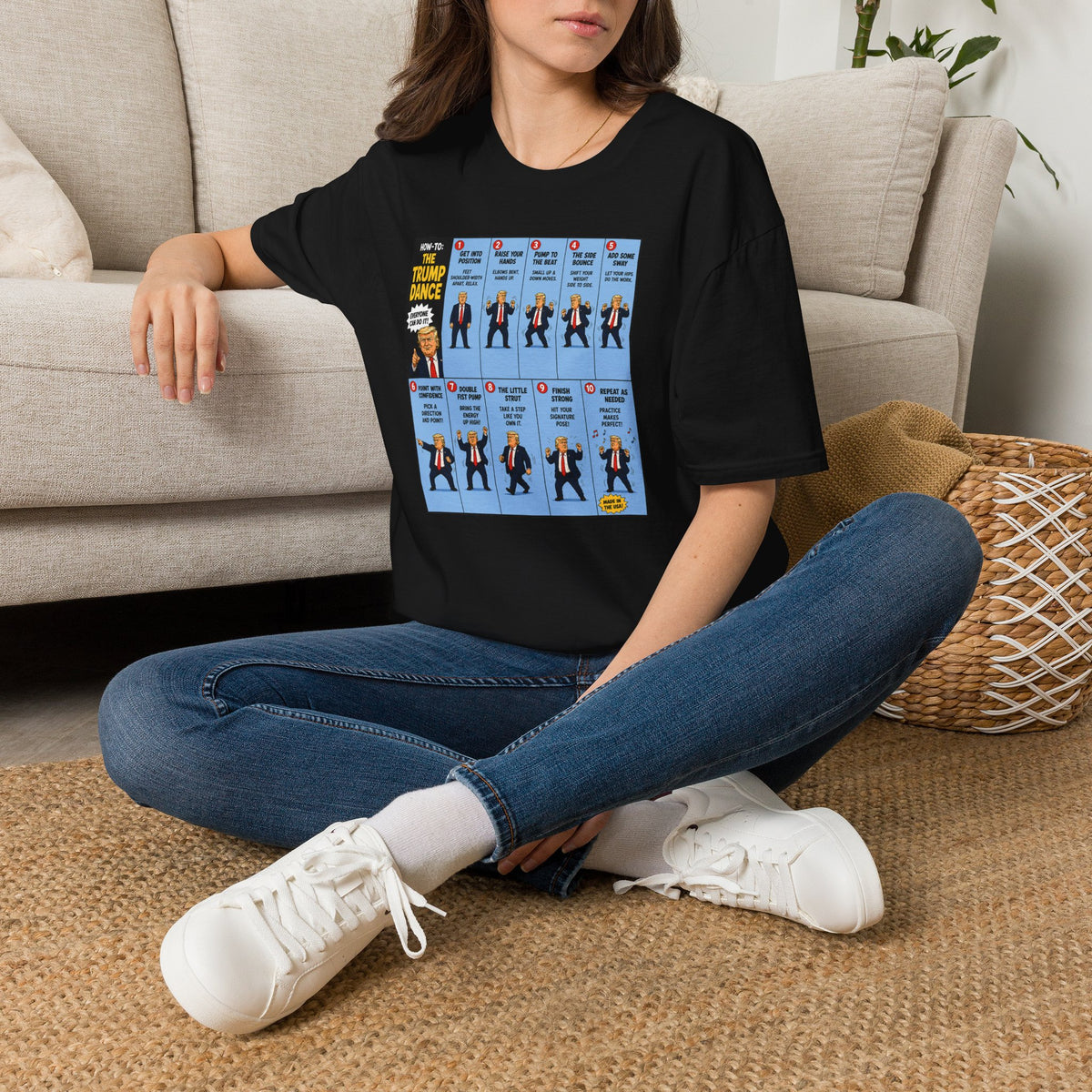 T-Shirt — "How to: The Trump Dance" Step-by-Step Graphic Tee
