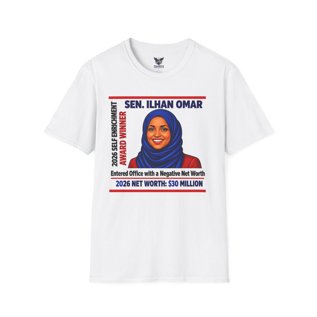Political Portrait T‑Shirt — Sen. Ilhan Omar Graphic Tee