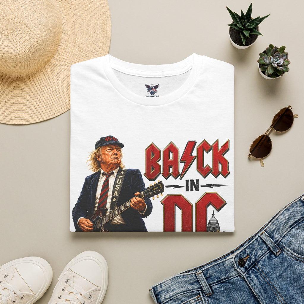 Rock City Graphic T-Shirt — "Back in DC" Guitar Design