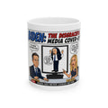 Ceramic Mug — Political Cartoon FAKE NEWS COVERING FOR BIDEN: I’ve Seen Nothing Odd’ Coffee Mug (11oz/15oz)