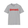 Sport Grey Demokrats logo style with hammer and sickle T-Shirt | Political satire tee