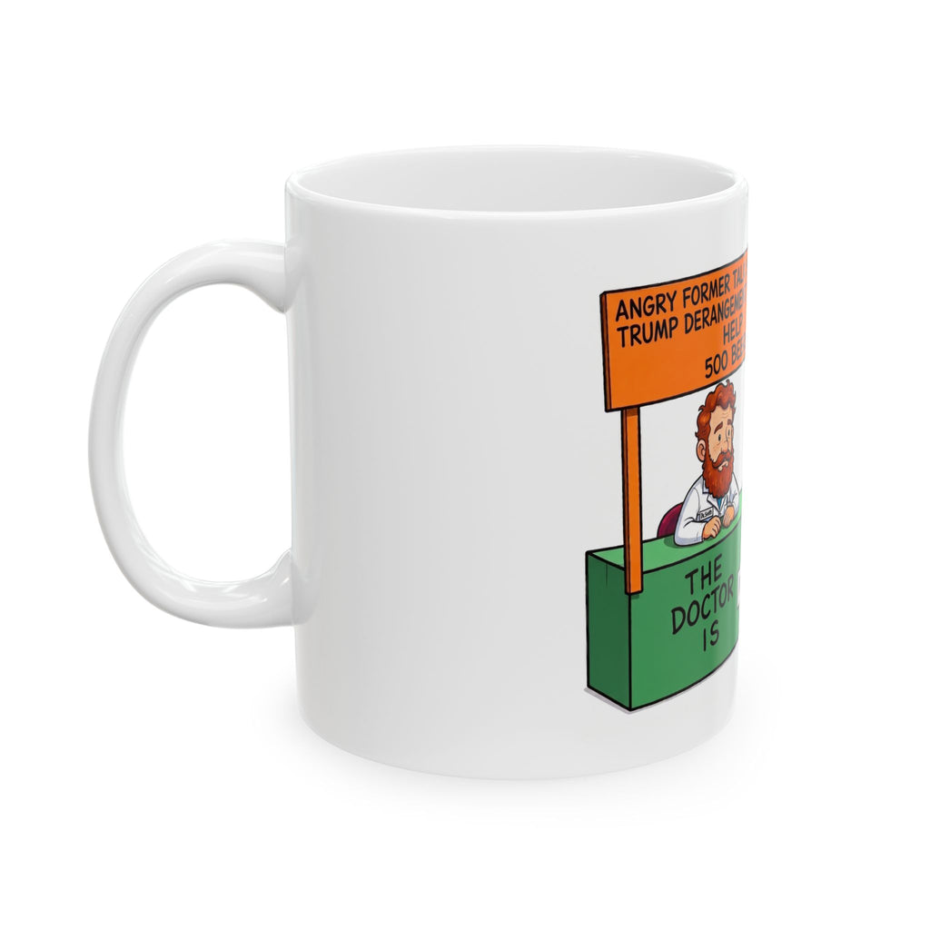 Angry Rosie Satirical Talk Show Cartoon Mug | Ceramic Coffee Cup