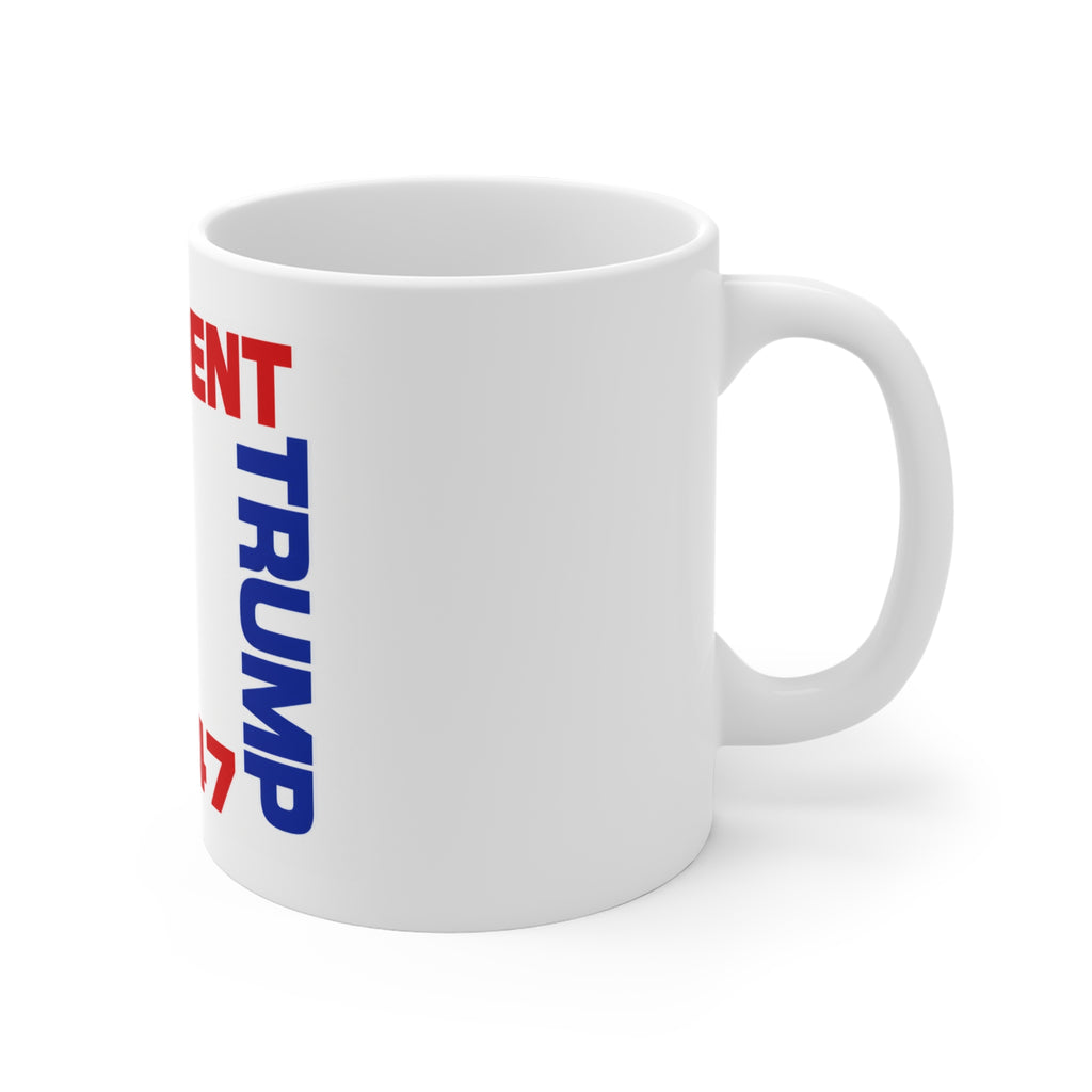 Official 45/47 Trump MAGA Coffee Mug – Patriotic Republican & Conservative Political Novelty Ceramic Cup (11oz & 15oz)