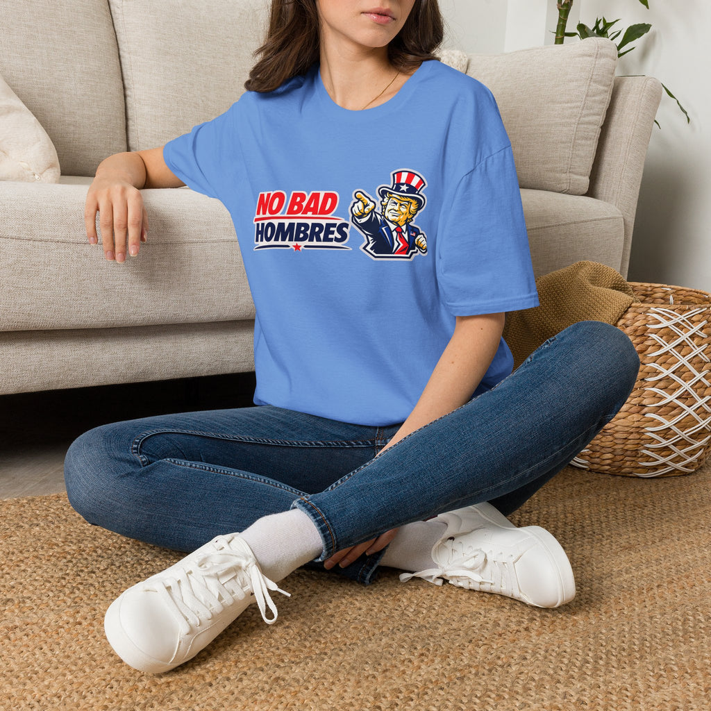 T-Shirt — TRUMP "No Bad Hombres" Patriotic Graphic Tee