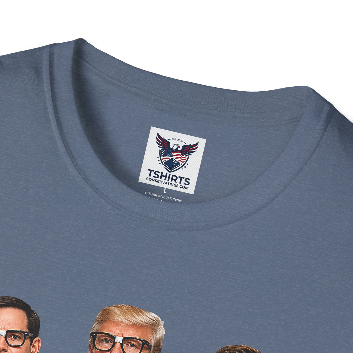 MAGA Brothers T-Shirt — Rubio, Trump, Vance Hanson Brothers Patriotic Hockey Jersey Graphic Tee