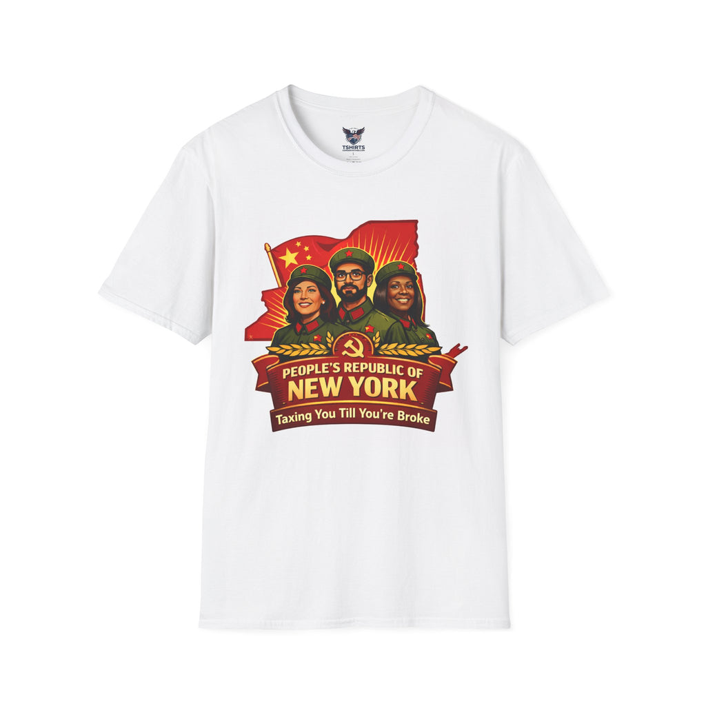 People's Republic of New York T-Shirt — Retro Propaganda Style Political Tee
